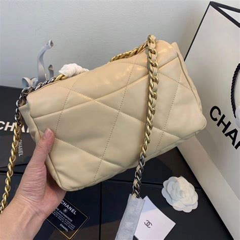 chanel c19 colors|Chanel 19 handbags.